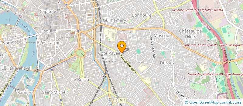 localisation de l'entreprise GROUPE RECHERCHE INFORM ERGO SCOLAIRE à TOULOUSE