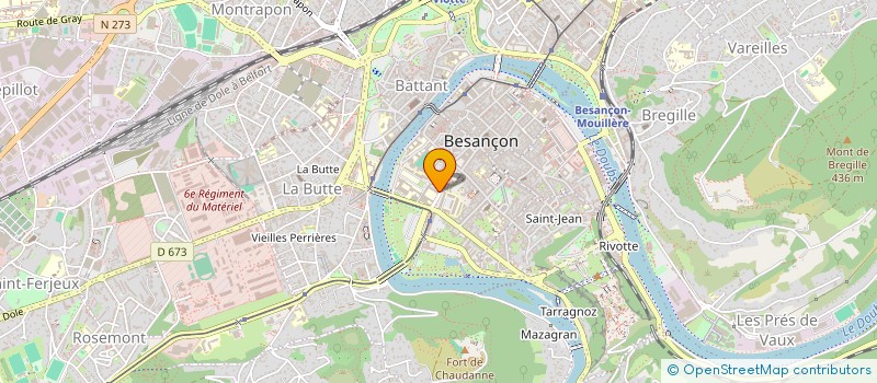localisation de l'entreprise GROUPE RECHERCHE VIROLOGIE FRANCHE COMTE à BESANCON