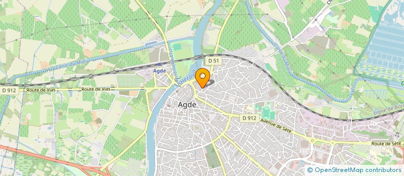 localisation de l'entreprise GROUPE RECHERCHES ARCHEOLOGIQUES D'AGDE  AGDE
