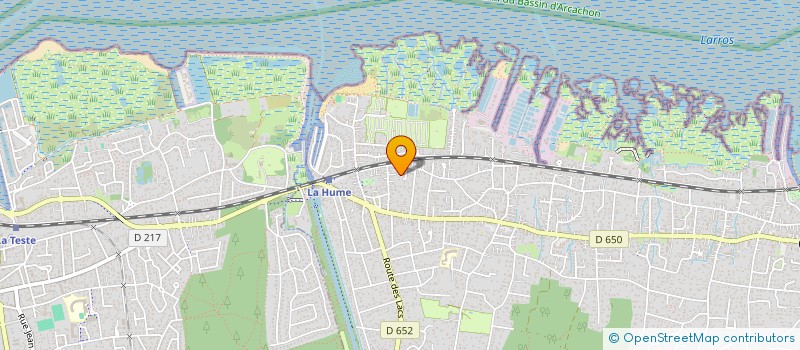 localisation de l'entreprise GROUPE RECHERCHES ARCHEOLOGIQUES MUR ATLANTIQUE SECTEUR ARCACHON  GUJAN-MESTRAS