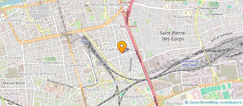 localisation de l'entreprise GROUPE REGIONAL DES MAGICIENS DE TOURAINE  TOURS