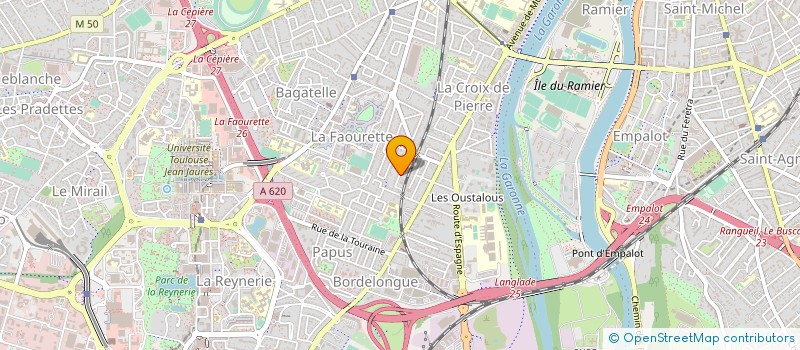 localisation de l'entreprise GROUPE REMORQ AUTOMOBILES MIDI PYRENEES à TOULOUSE