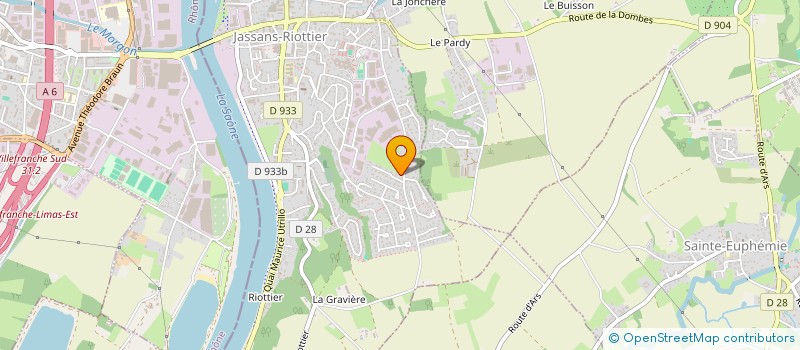 localisation de l'entreprise GROUPE RENESSANCE à JASSANS-RIOTTIER