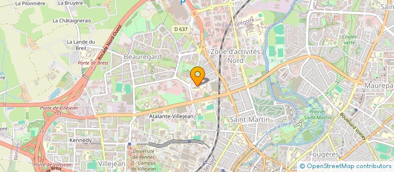 localisation de l'entreprise GROUPE RENNES SCHOOL OF BUSINESS à RENNES