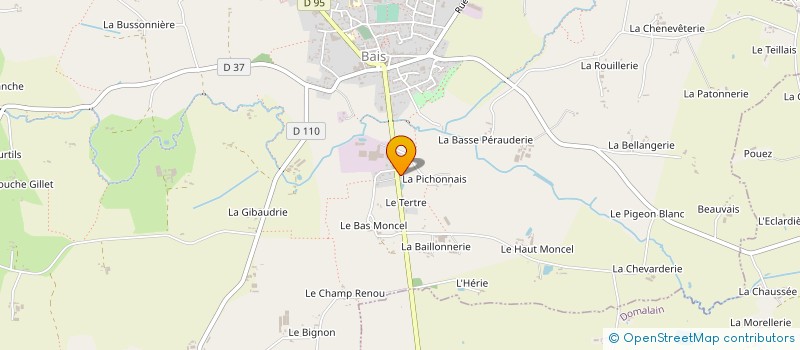 localisation de l'entreprise GROUPE RENOU à BAIS