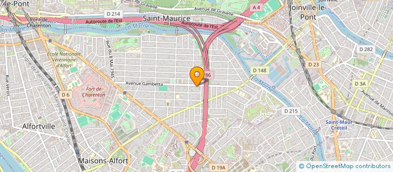 localisation de l'entreprise GROUPE RENOVATION ENERGIE à MAISONS-ALFORT