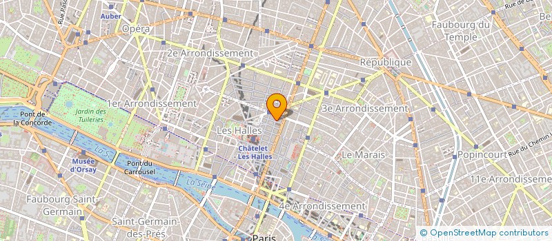 localisation de l'entreprise GROUPE REPRESENTATION TEXTILE à PARIS