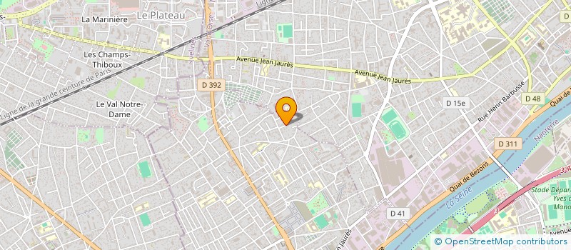 localisation de l'entreprise GROUPE RESEAU ELECTRICITE BAT  BEZONS