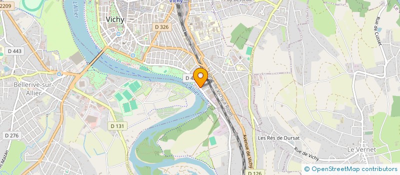localisation de l'entreprise GROUPE REYNARD à VICHY
