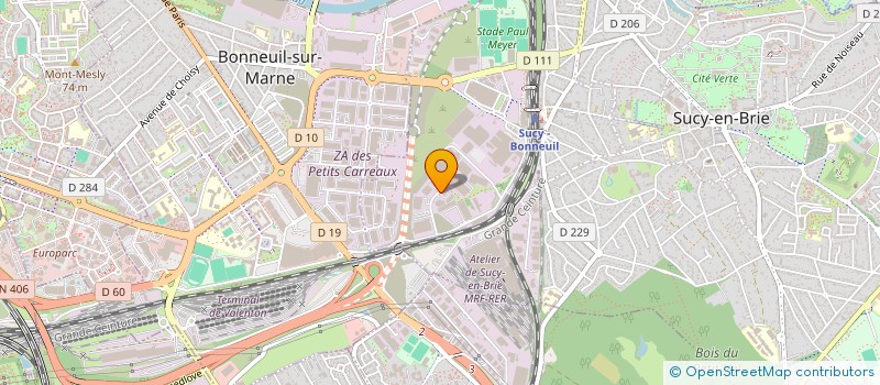 localisation de l'entreprise GROUPE RGA à SUCY-EN-BRIE