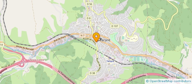 localisation de l'entreprise GROUPE RHONE ALPES BATIMENTS  VILLEURBANNE