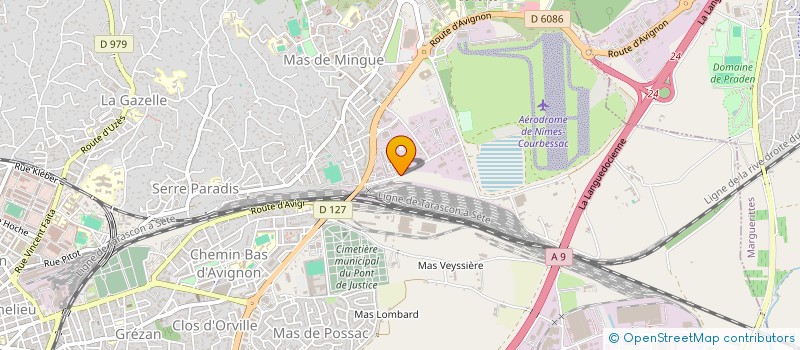 localisation de l'entreprise GROUPE RIBELIN  NIMES