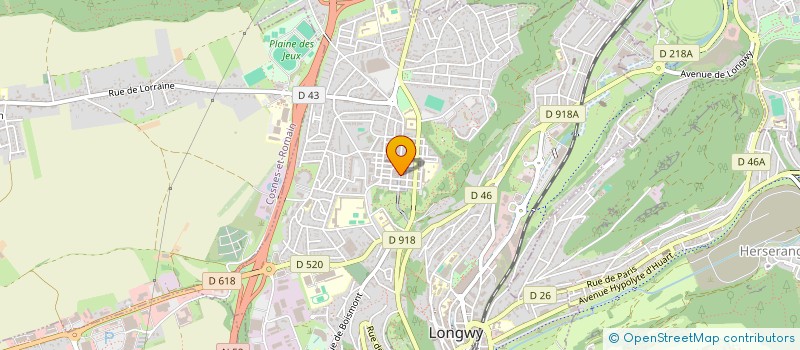 localisation de l'entreprise GROUPE RICHARD à LONGWY