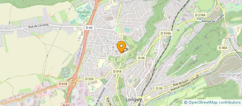localisation de l'entreprise GROUPE RICHARD COMMUNICATION à LONGWY