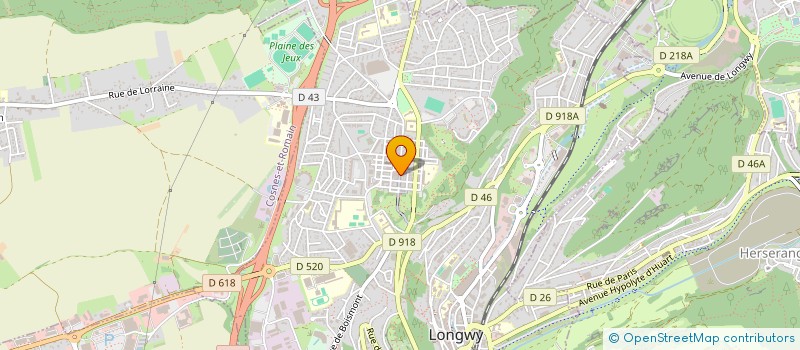 localisation de l'entreprise GROUPE RICHARD IMMOBILIER à LONGWY