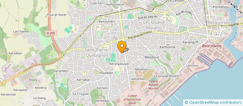 localisation de l'entreprise GROUPE RICHARDSON à BREST