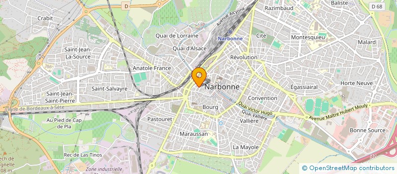 localisation de l'entreprise GROUPE RIG  NARBONNE