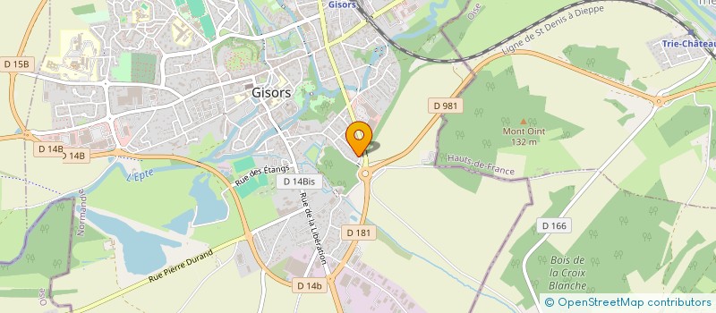 localisation de l'entreprise GROUPE RIOUAL  GISORS