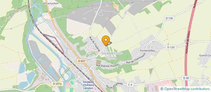 localisation de l'entreprise GROUPE RIVERA  SOUPPES-SUR-LOING