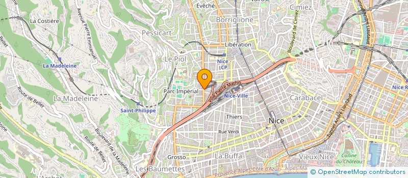 localisation de l'entreprise GROUPE RIVIERA à NICE