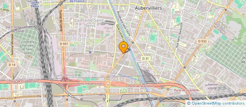 localisation de l'entreprise GROUPE RIVKA à AUBERVILLIERS