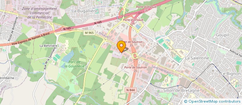 localisation de l'entreprise GROUPE RLG à SAINT-HERBLAIN