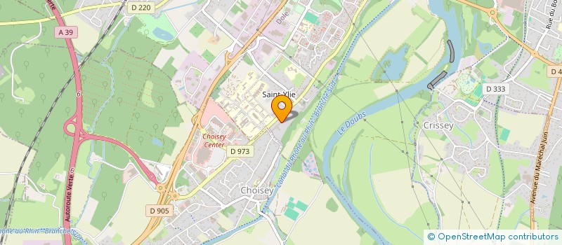 localisation de l'entreprise GROUPE RM à DOLE