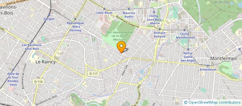 localisation de l'entreprise GROUPE RME à CLICHY-SOUS-BOIS