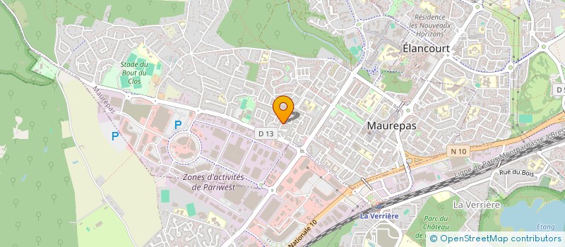 localisation de l'entreprise GROUPE RN 10  MAUREPAS