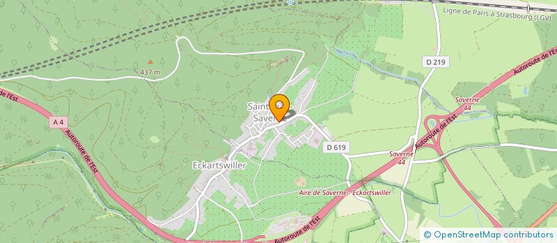 localisation de l'entreprise GROUPE ROCA  SAINT-JEAN-SAVERNE