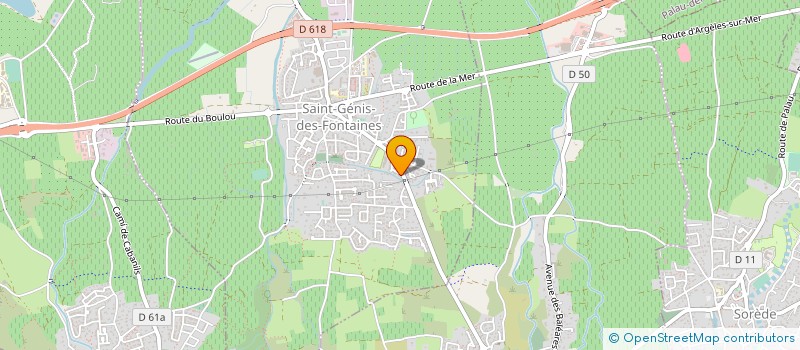 localisation de l'entreprise GROUPE ROGUE ONE  SAINT-GENIS-DES-FONTAINES