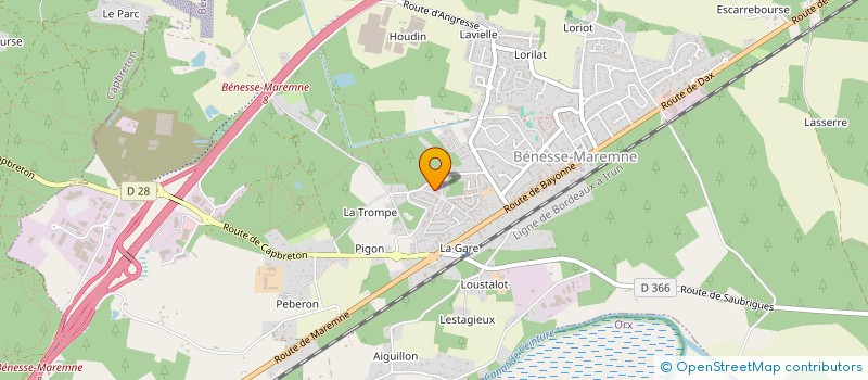 localisation de l'entreprise GROUPE ROPERS  BENESSE-MAREMNE