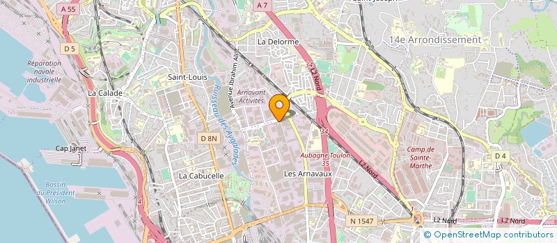 localisation de l'entreprise GROUPE ROSSI à MARSEILLE