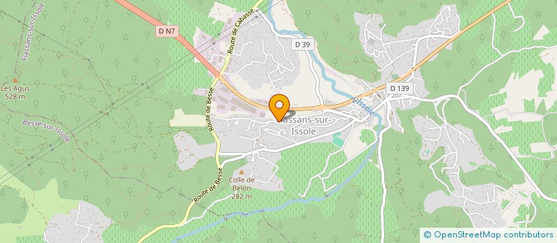 localisation de l'entreprise GROUPE ROUGON PERE FILS à FLASSANS-SUR-ISSOLE