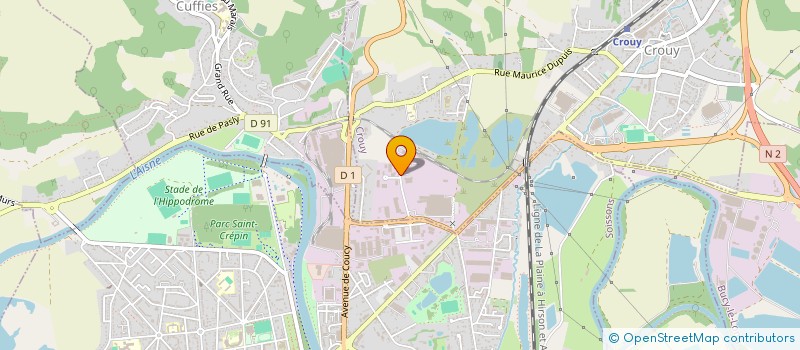 localisation de l'entreprise GROUPE ROUTAGE à CROUY