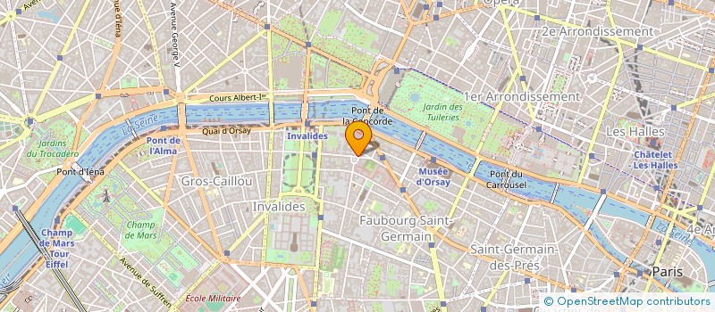 localisation de l'entreprise GROUPE RPR ASSEMBLEE NATIONALE  PARIS