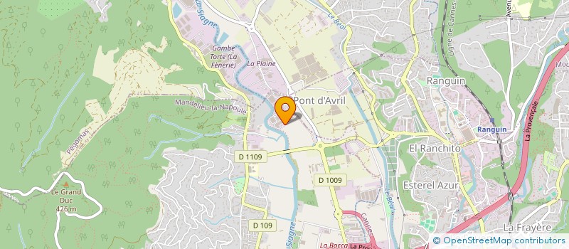 localisation de l'entreprise GROUPE RS  MANDELIEU-LA-NAPOULE