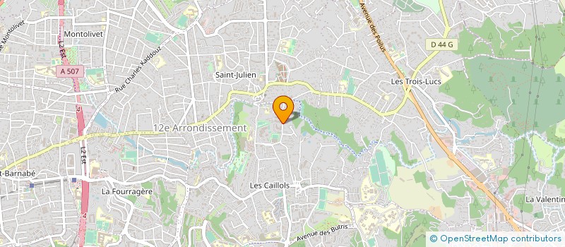 localisation de l'entreprise GROUPE RVJ PACA à MARSEILLE
