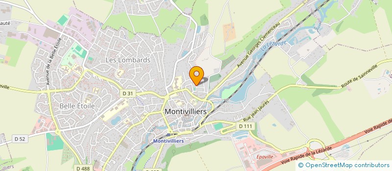 localisation de l'entreprise GROUPE S.C.E.  MONTIVILLIERS