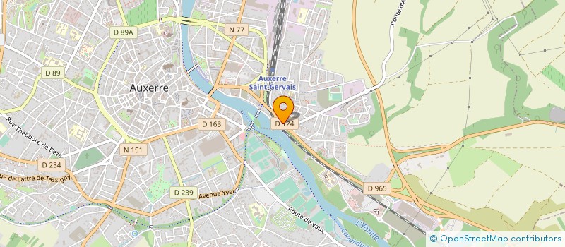 localisation de l'entreprise GROUPE S3M à AUXERRE