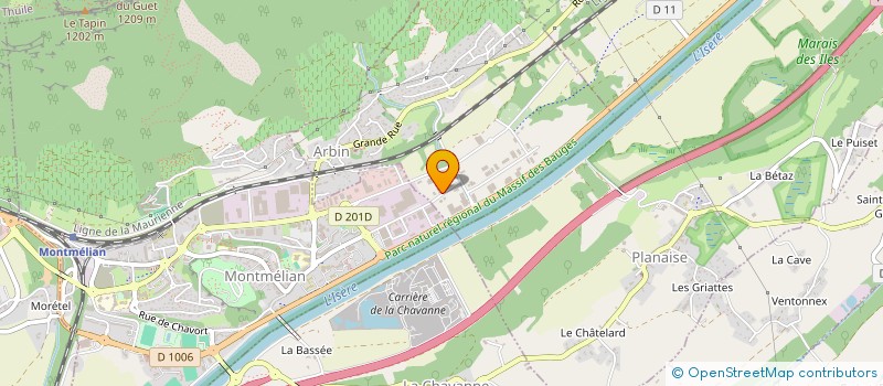 localisation de l'entreprise GROUPE SAAG  ARBIN