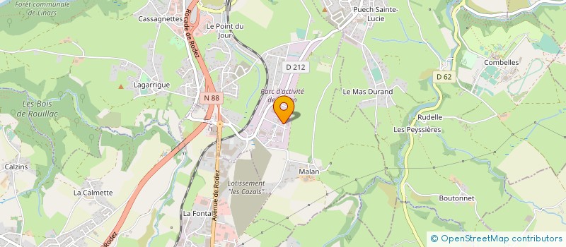 localisation de l'entreprise GROUPE SABRE  OLEMPS