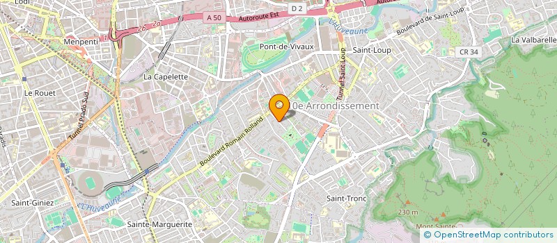 localisation de l'entreprise GROUPE SACRE  MARSEILLE