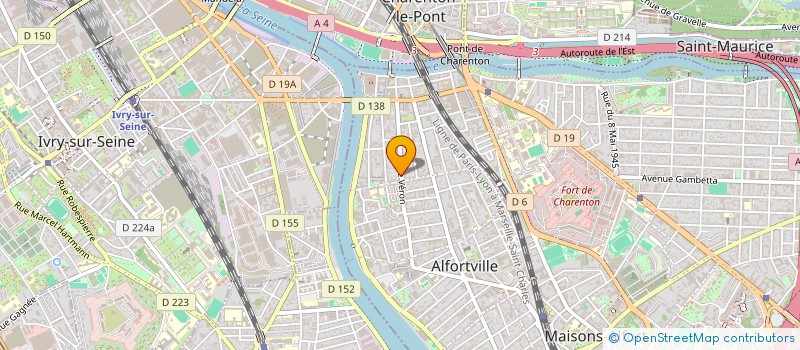 localisation de l'entreprise GROUPE SAFYRE à ALFORTVILLE