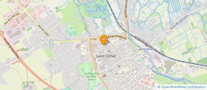 localisation de l'entreprise GROUPE SAINT ARNOULD FORMATION  SAINT-OMER