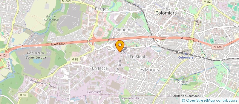 localisation de l'entreprise GROUPE SAINT ELOI à COLOMIERS