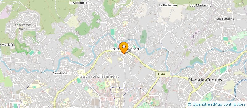 localisation de l'entreprise GROUPE SAINT ELOI DE CHATEAU GOMBERT  MARSEILLE