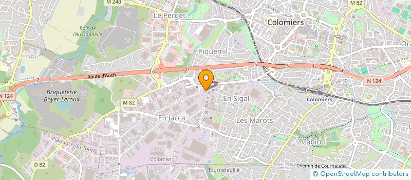 localisation de l'entreprise GROUPE SAINT ELOI PROMOTION à COLOMIERS