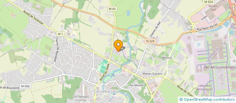 localisation de l'entreprise GROUPE SAINT GILLES  CORNEBARRIEU