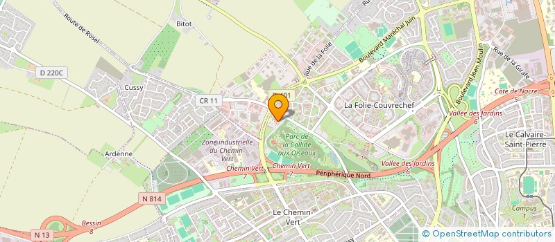 localisation de l'entreprise GROUPE SAINT JUST à CAEN
